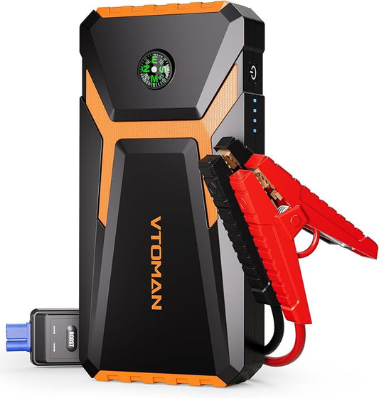 VTOMAN V6 Pro Jump Starter, 2000A Car Battery Jumper Starter Portable by VTOMAN
