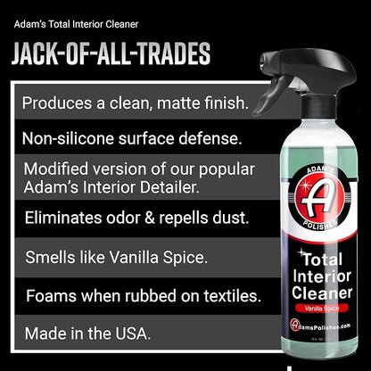 Adam's Polishes Total Interior Cleaner & Protectant, Quick Detailer & SiO2 - Image 2