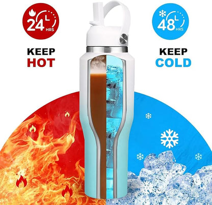 SENDESTAR SENDESTAR 40oz Stainless Steel Water Bottle, Double Wall Vacuum - Image 2