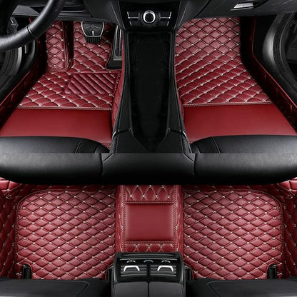 Custom Colors Car Floor Mats Black Pink by Unknown