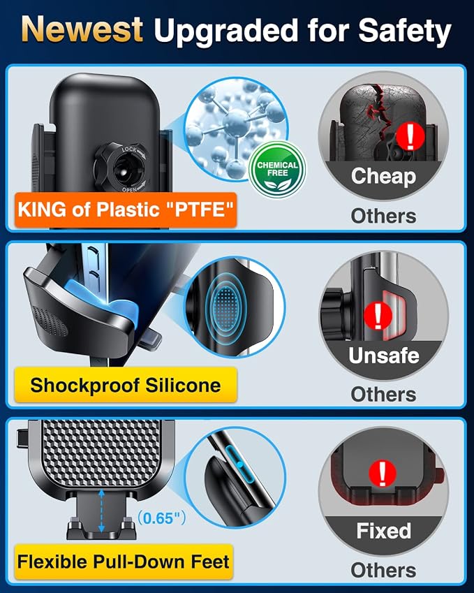 VANMASS Universal Car Phone Mount Phone Holder - Image 7