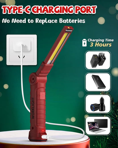 Coquimbo Tools Gifts for Men Dad Husband, Rechargeable LED Work Light Grill - Image 7