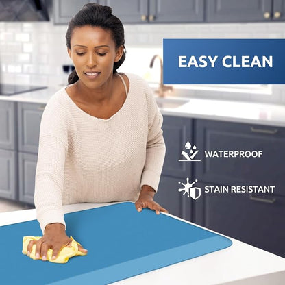 KitchenClouds Kitchen Mat Cushioned Anti Fatigue Kitchen Rug 0.8inch Waterproof - Image 3