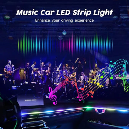 Interior Car LED Lights, RGB Dream Color Acrylic LED Lights - Image 5