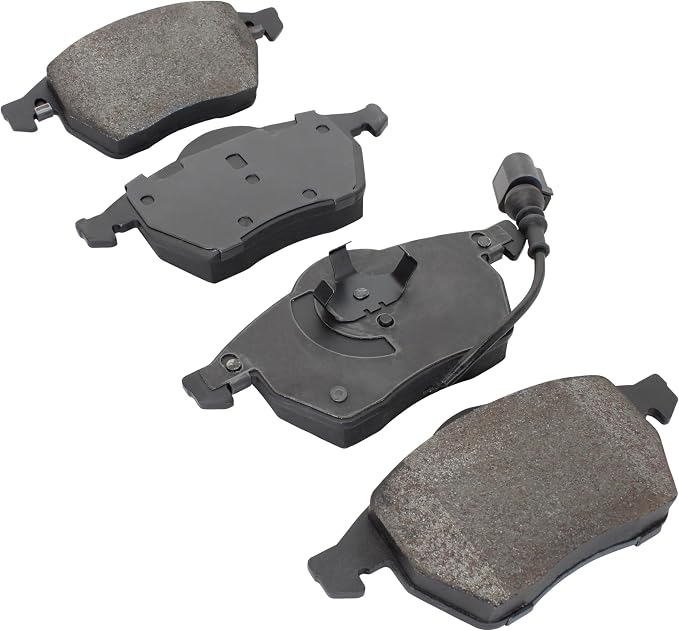 Premium Semi-Metallic Front Brake Pads Compatible - Image 2