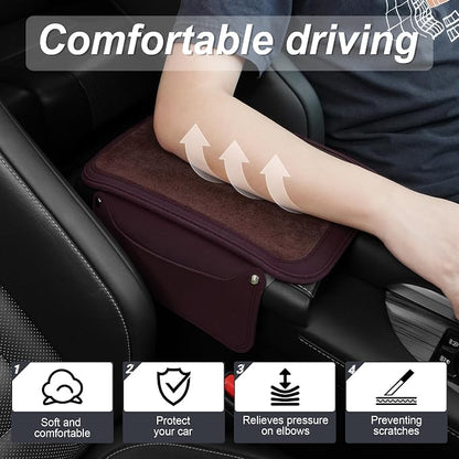 SINGARO Car Leather Center Console Cover - Image 6