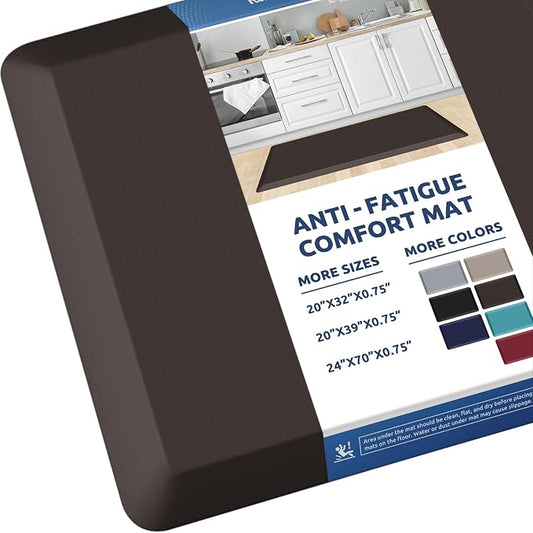 KitchenClouds Kitchen Mat Cushioned Anti Fatigue Rug 20"x39" Waterproof by KitchenClouds