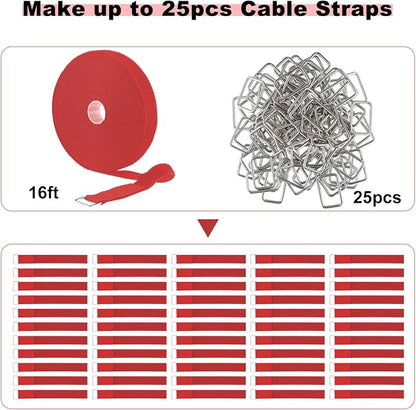1"x16ft Hook and Loop Straps - Image 4