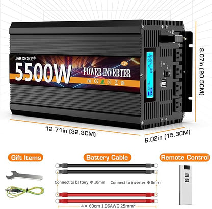 5500 Watt Power Inverter 12V DC to 110V 120V Converter - Image 6
