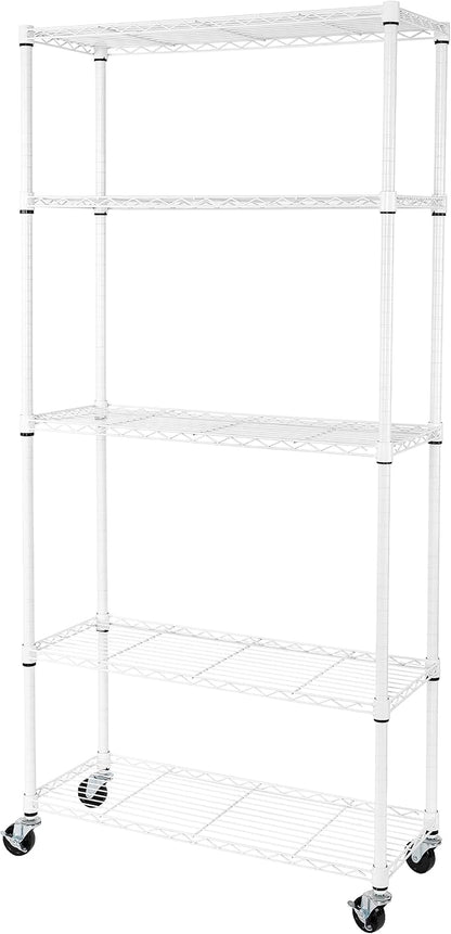 Seville Classics UltraDurable Heavy Duty NSF Solid Steel Wire Rack Storage Unit by SevilleClassics