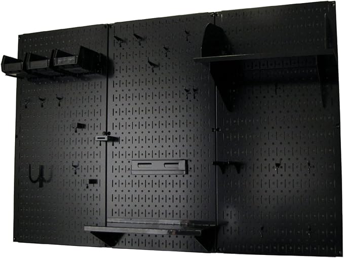 Wall Control Metal Pegboard Organizer 4ft Standard Storage Kit - Image 3