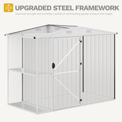 DWVO 8 x 4 ft Outdoor Storage Shed - Image 6