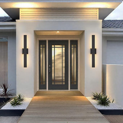 Modern Outdoor Wall Light 3CCT Dimmable LED Outdoor Sconce Lights - Image 2