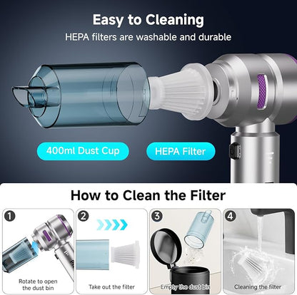 Handheld Vacuum Cordless, Car Vacuum Cleaner - Image 5