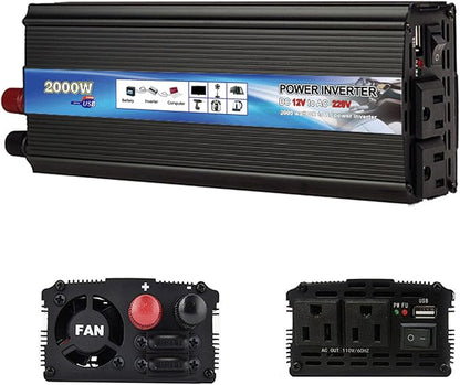 Power Inverter 2000W Car Power Inverters, 12 Volt Inverter - Image 9