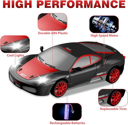 RC Drift Cars, 2.4Ghz 1:24 Remote Control Car 4WD High Speed Drifting RC Car - Image 3