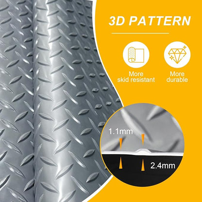 7.5x18 FT Garage Floor Mat, Flooring Roll - Image 3