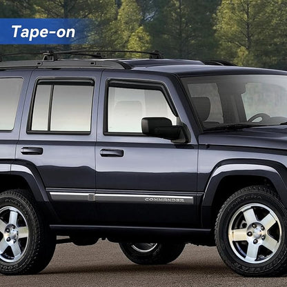 Window Visors Rain Guards for 2006-2010 Jeep Commander, Out-Channel Window Vent - Image 3