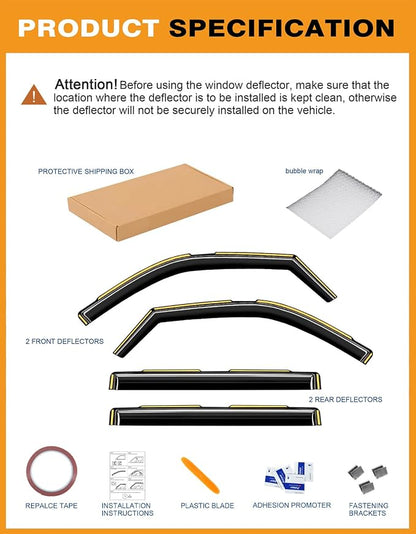 in-Channel Window Rain Guards Fit - Image 7