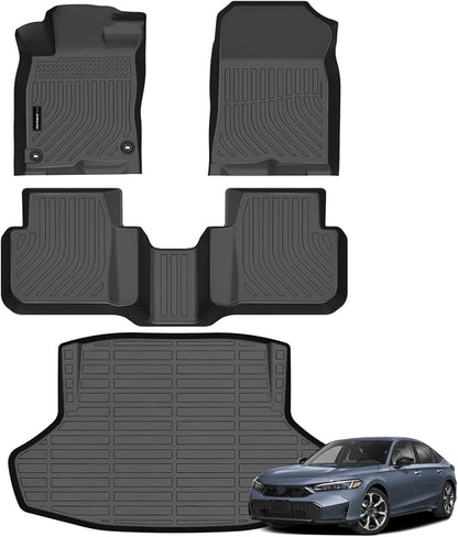 Auxko All Weather Floor Mats Cargo Mat Fit by AUXKO