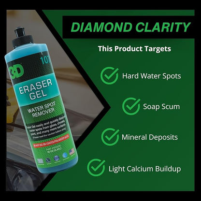 3D Eraser Gel Water Spot Remover – Acidic Gel Formula - Image 3