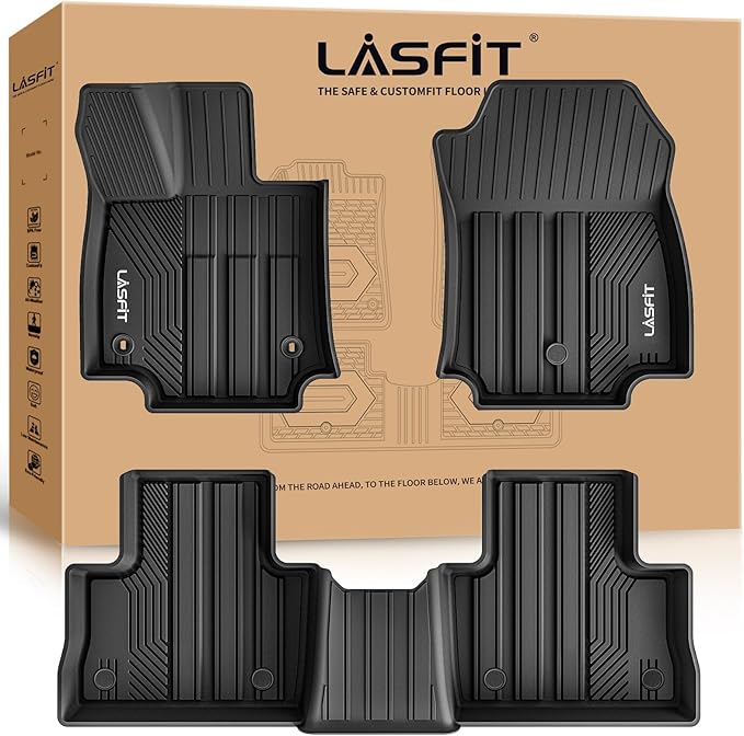 LASFIT Floor Mats for Toyota RAV4 2019-2024 2025 All Weather Mats for Toyota by LASFIT