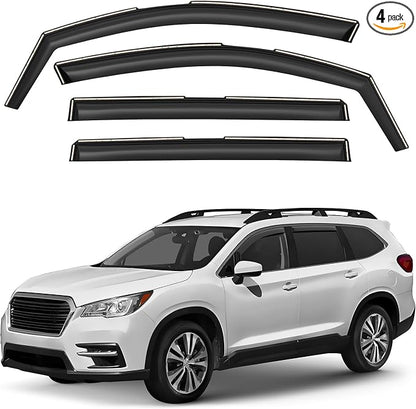 Window Deflectors Smoke Tinted in-Channel Side Window Vent Visor Deflectors by Unknown