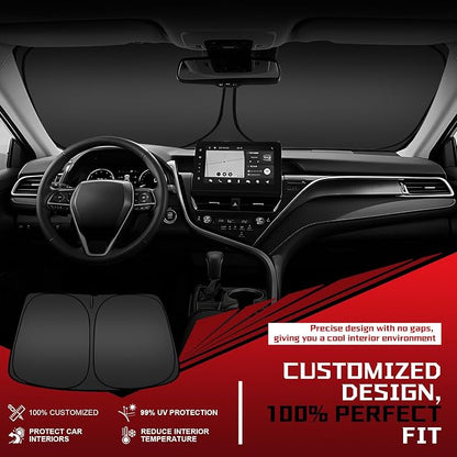 Windshield Sun Shade for 2023-2025 Che-vro-let/Chevy Colorado Foldable Sun - Image 2