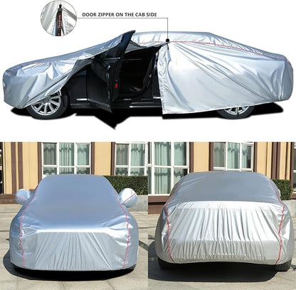 Tecoom Car Cover Waterproof All Weather Fit - Image 2