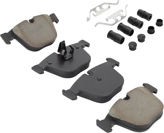 Premium Semi-Metallic Rear Brake Pads Compatible - Image 2