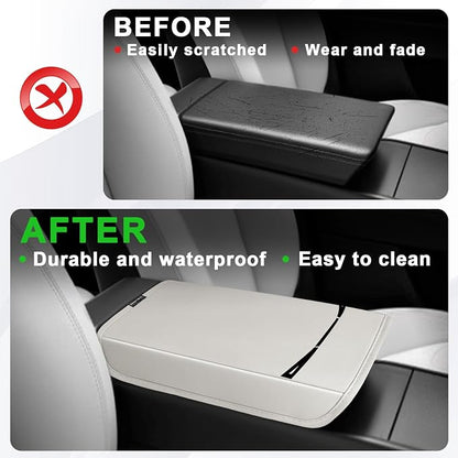 Muslogy Center Console Armrest Cover Compatible - Image 6