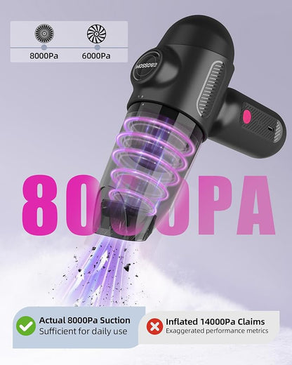 Car Vacuum V6 Pro, Cordless Handheld Vacuum - Image 3