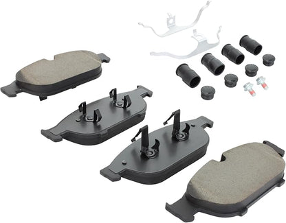 Premium Semi-Metallic Front Brake Pads Compatible - Image 2
