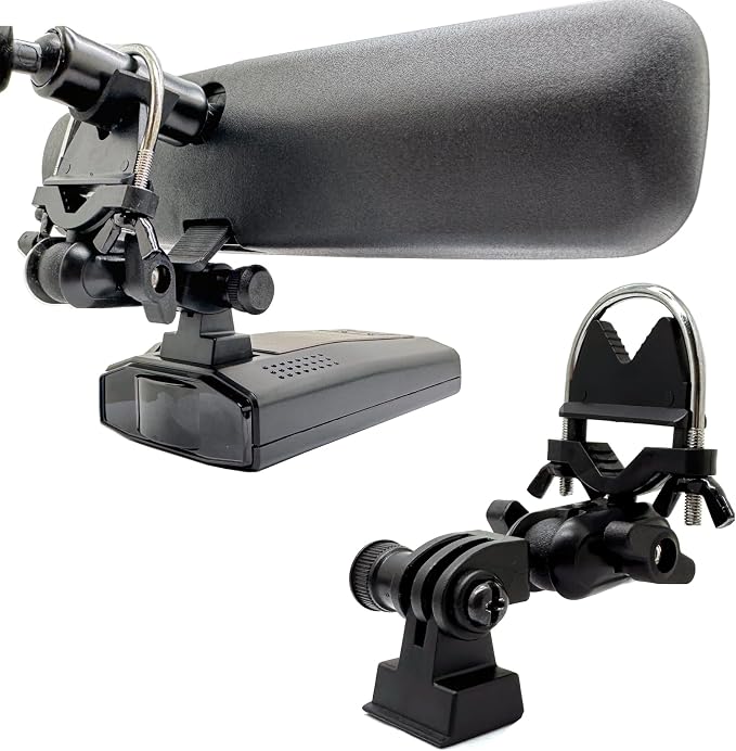 Heavy Duty U-Bolt Rearview Mirror Stem Mount Holder Compatible - Image 2