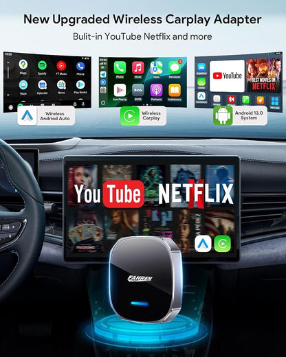 FAHREN 3rd-Gen Wireless CarPlay Adapter - Image 2