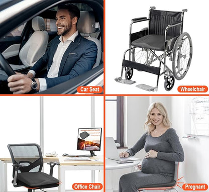 Car Seat Cushion, Comfort Memory Foam Car Cushions - Image 5