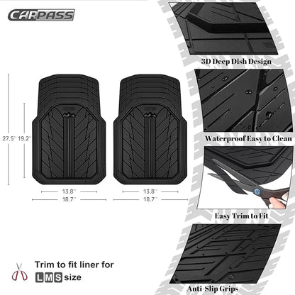 CAR PASS Small DeepDish Floor Mats - Image 3