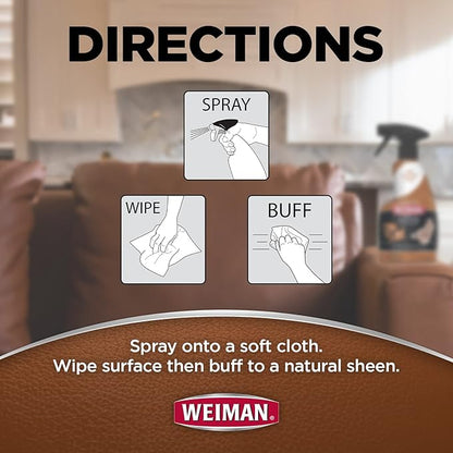 Weiman Leather Cleaner Conditioner & Protector - Image 5