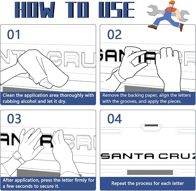 Tailgate Insert Letters Compatible - Image 5