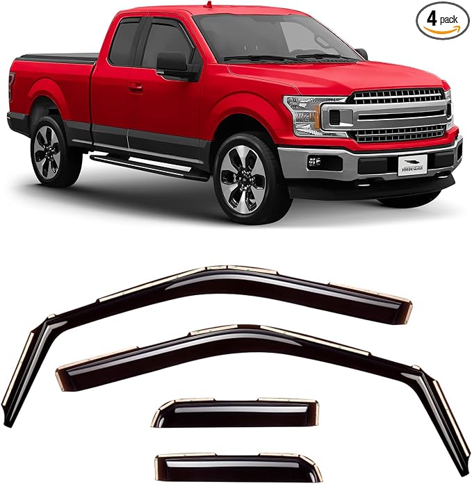 Voron Glass in-Channel Extra Durable Rain Guards by VoronGlass-highqualityautoaccessories