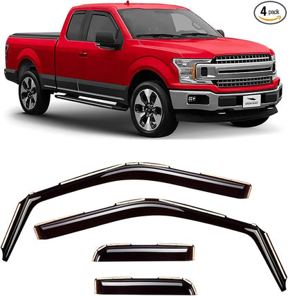 Voron Glass in-Channel Extra Durable Rain Guards by VoronGlass-highqualityautoaccessories