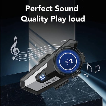 Motorcycle Helmet Bluetooth Headset, Sking Earphone, CVC Noise Cancellation - Image 4