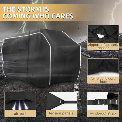 600D ATV Cover, Waterproof & Windproof 4 Wheeler Covers Outdoor Storage - Image 4