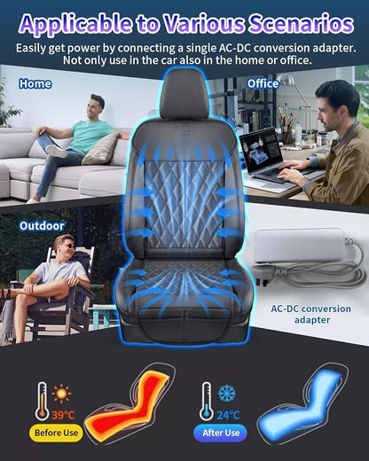 Air Suction Cooling Car Seat Cover Front Seat, 12V Circulation Ventilation - Image 8