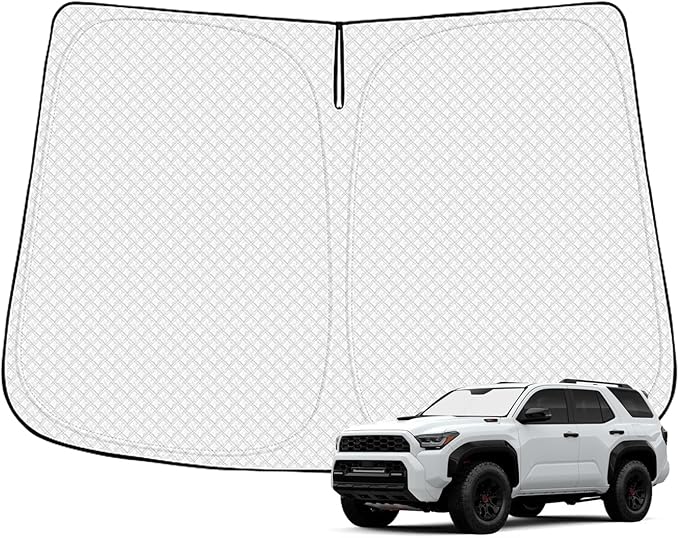 Windshield Sun Shade for 2025-2026 Toyota 4Runner Accessories Thicken 6-Layer by Canvcle