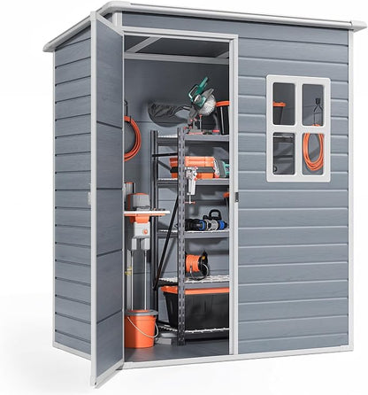 Gizoon 5x3 FT Outdoor Storage Shed - Image 2
