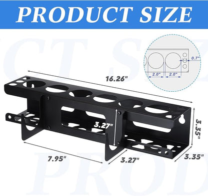 Hicarer 2 Packs Caulking Tube and Gun Holder Caulking Gun Storage Rack - Image 2