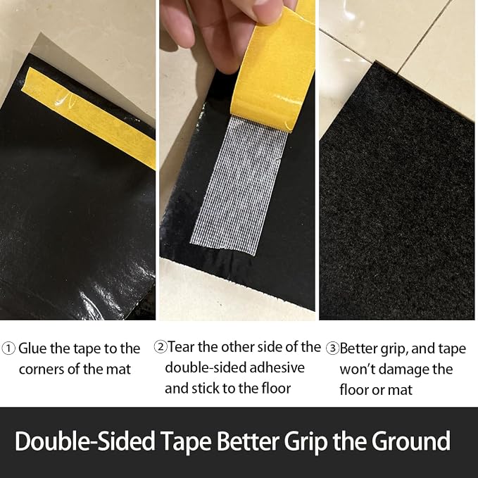 Oil Spill Mat 36x48 Inches Car Trunk Mat Rubber Backing Layer Oil Drip Pan - Image 5