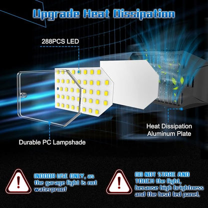 Garage Light - Super Brighter 15000LM Garage Light Bulb 150 Watt Equivalent - Image 4