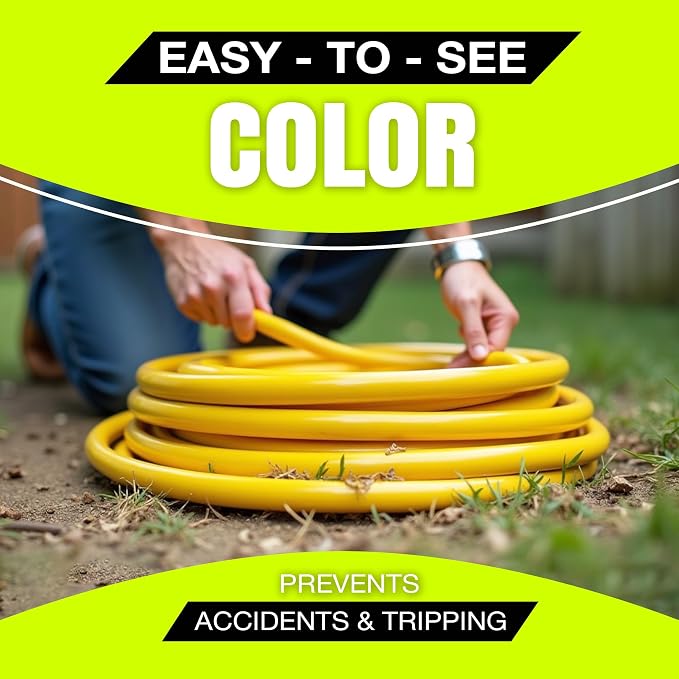 50ft Outdoor/Indoor Extension Cord 16/3 Gauge Heavy Duty 3 Prong SJTW, - Image 5